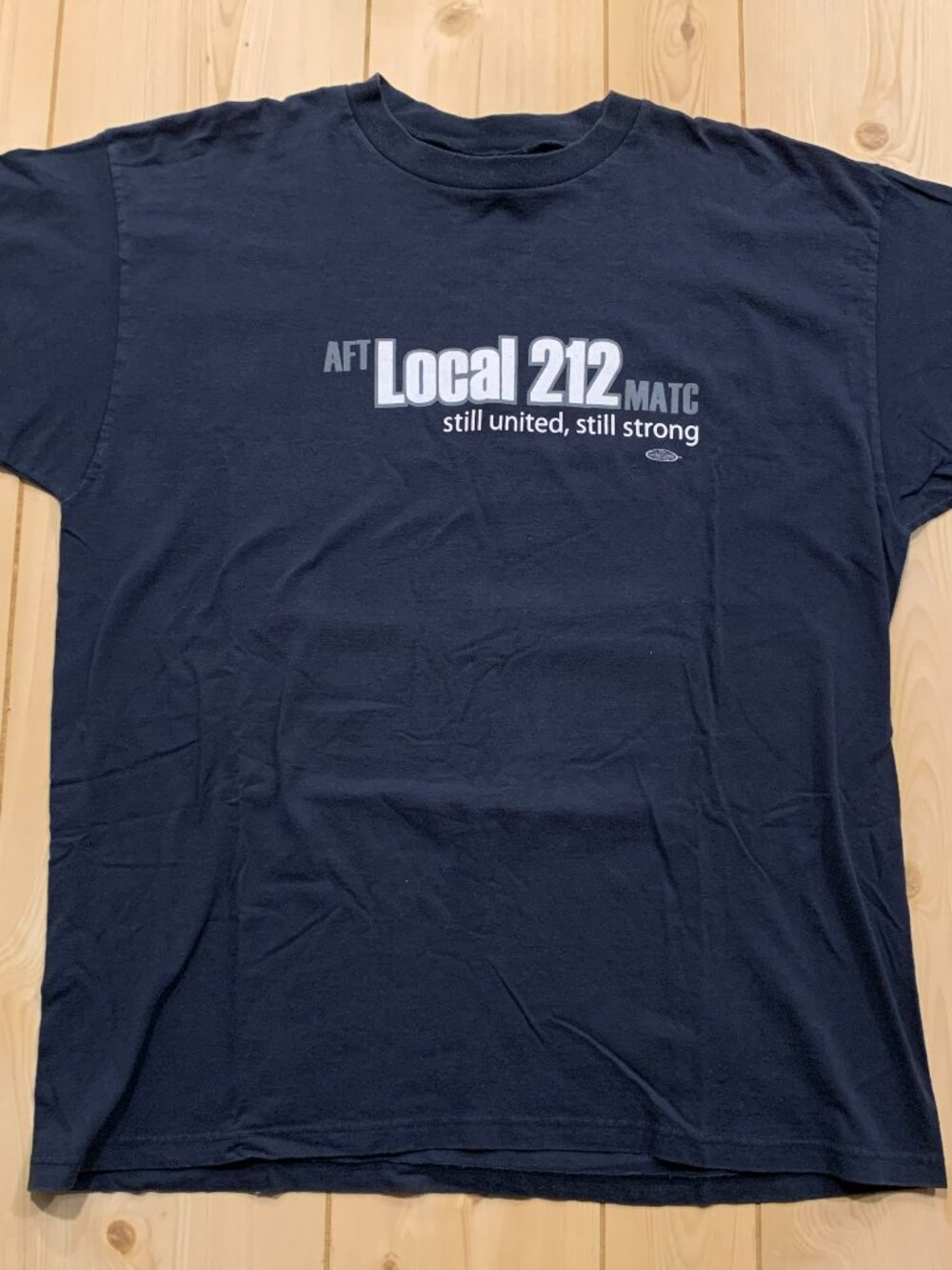 Vintage Y2K AFT Local 212 MATC American Federation of Teachers Union T-Shirt XL